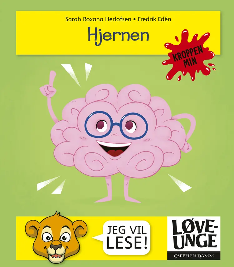 Omslag Løveunge Hjernen av Sarah Roxana Herlofsen (Ebok)