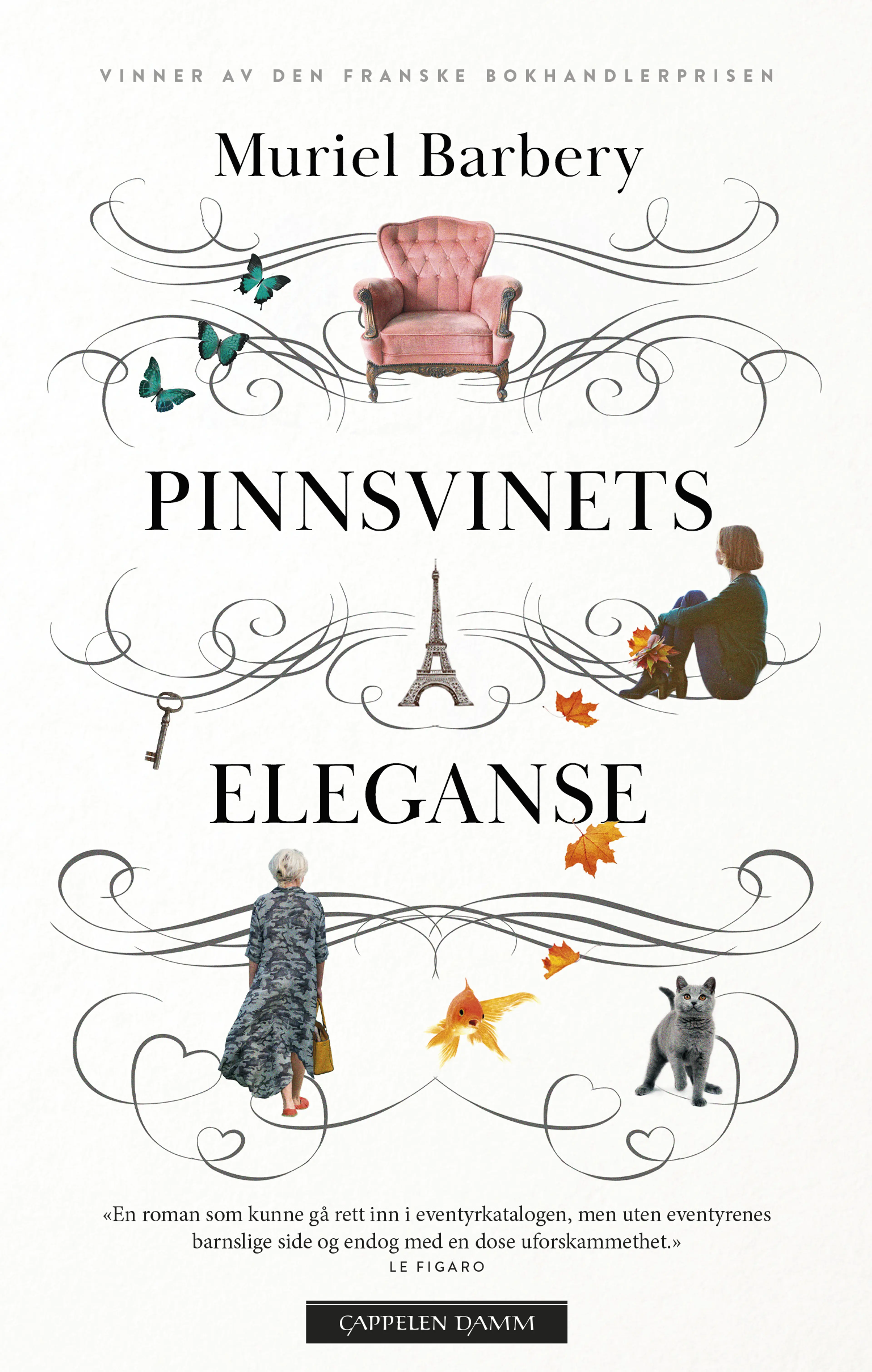 Omslag Pinnsvinets eleganse av Muriel Barbery (Heftet)