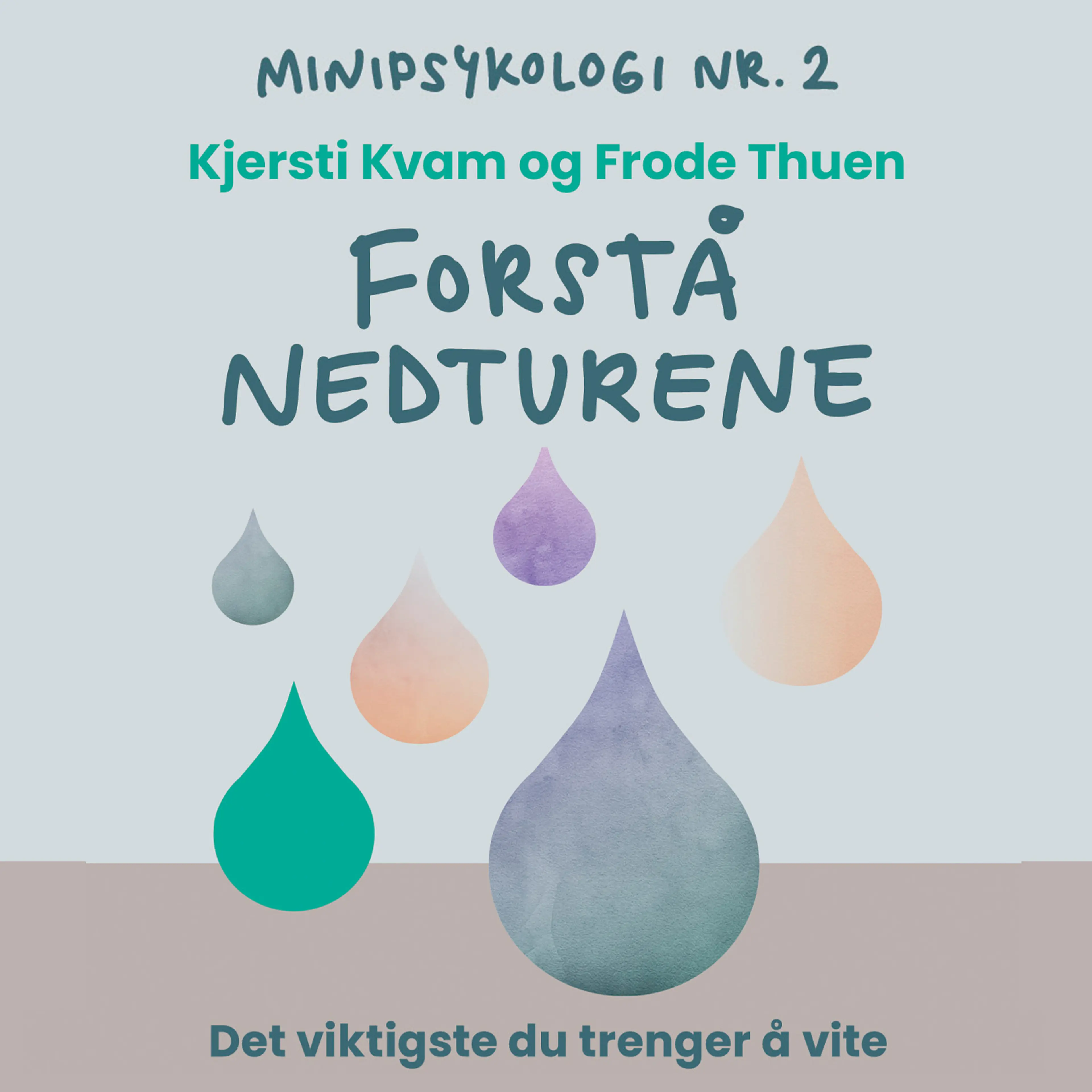 Omslag Forstå nedturene av Kjersti Kvam og Frode Thuen (Lydbok)