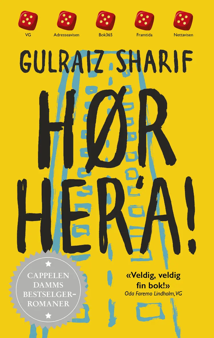 Omslag Hør her'a! av Gulraiz Sharif (Heftet)