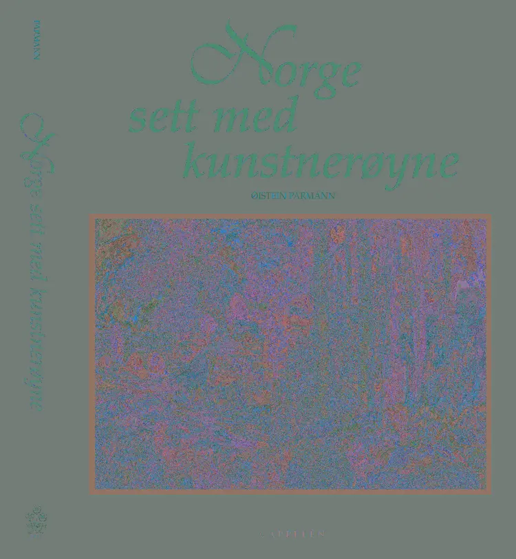 Omslag Norge sett med kunstnerøyne av Øistein Parmann (Innbundet)