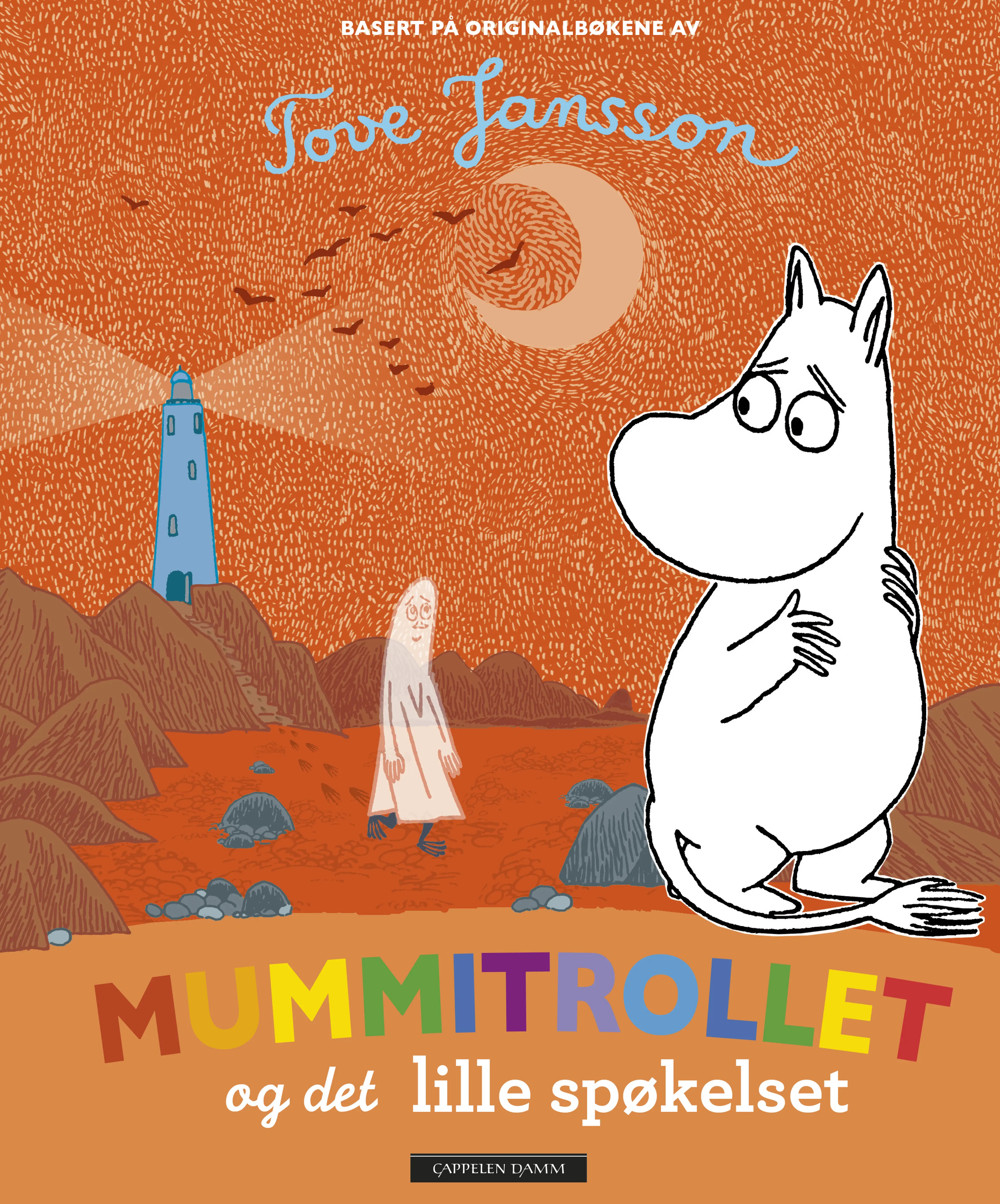 Omslag Mummitrollet og det lille spøkelset av Basert på en originalhistorie av Tove Jansson (Innbundet)
