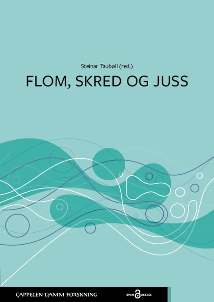 Omslag Flom, skred og juss av Steinar Taubøll (red.) (Ebok)