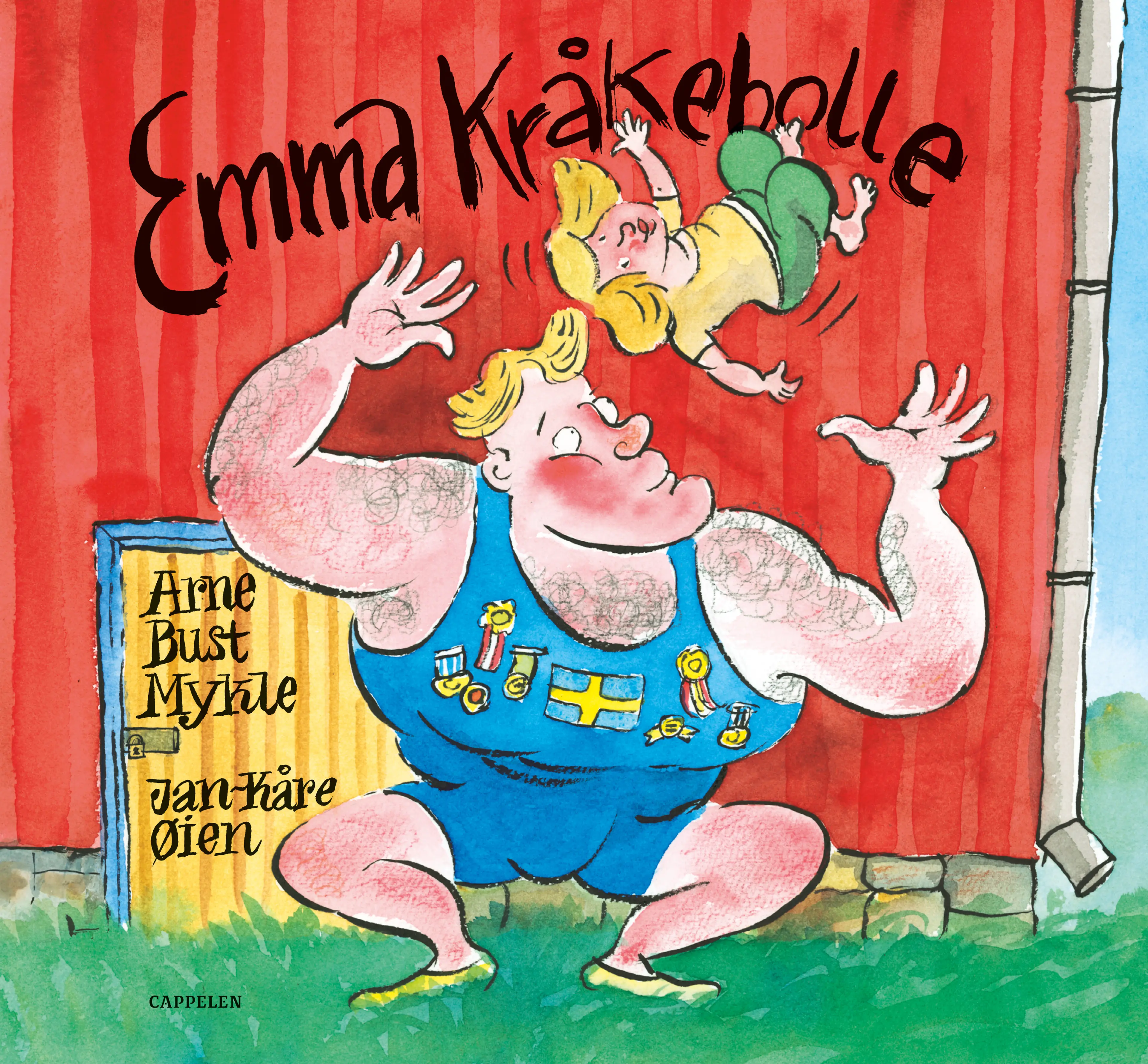 Omslag Emma Kråkebolle av Arne Bust Mykle og Jan-Kåre Øien (Innbundet)