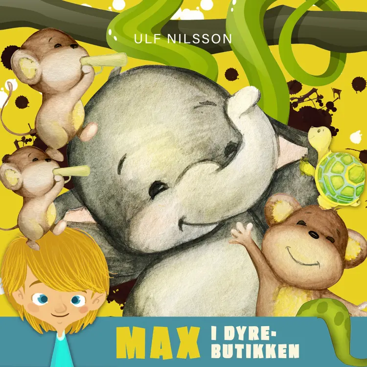 Omslag Max i dyrebutikken av Ulf Nilsson (Lydbok)