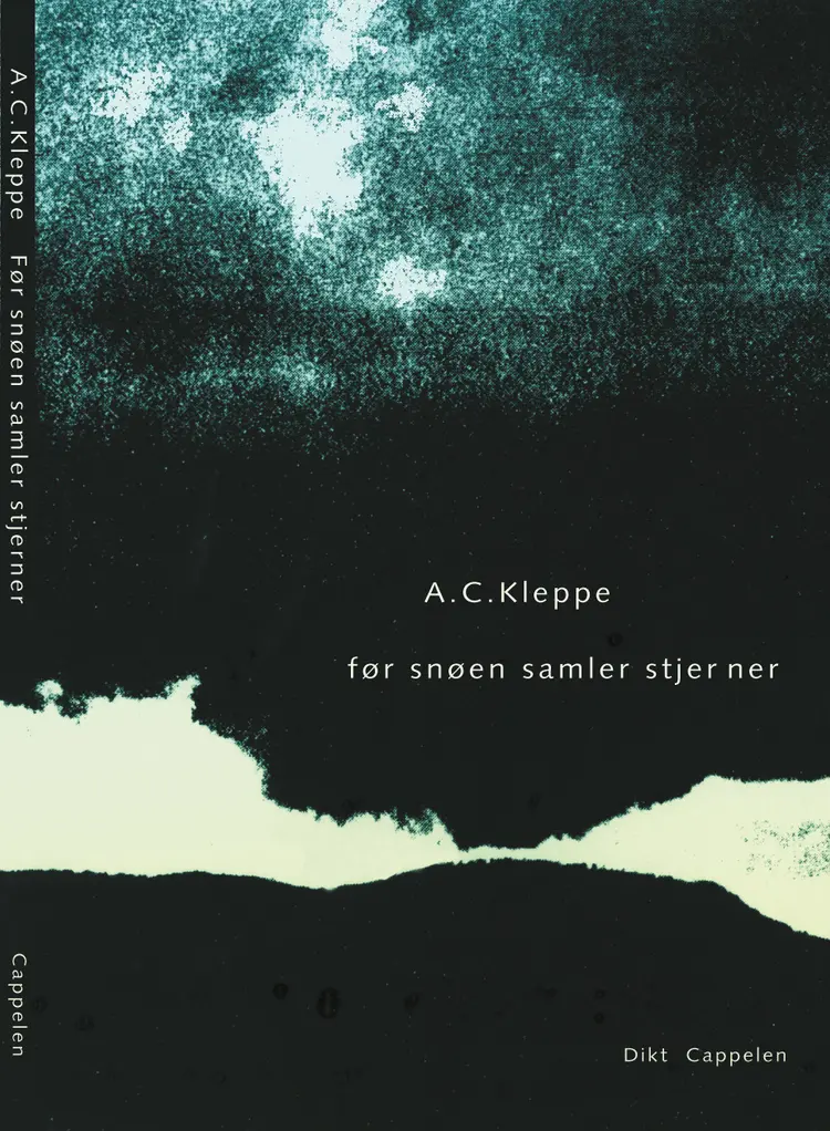 Omslag Før snøen samler stjerner av A.C. Kleppe (Heftet)