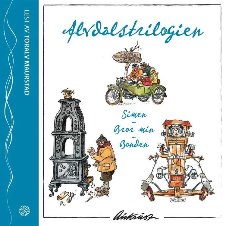 Omslag Alvdalstrilogien av Kjell Aukrust (Lydbok)
