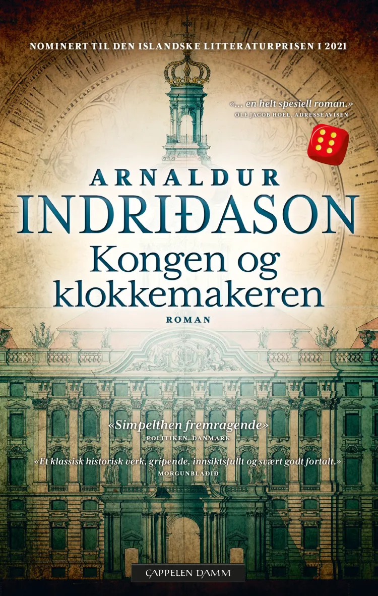 Omslag Kongen og klokkemakeren av Arnaldur Indridason (Heftet)