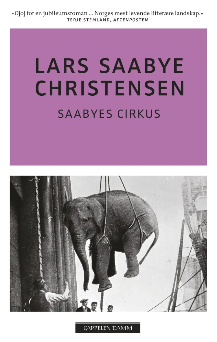 Omslag Saabyes cirkus av Lars Saabye Christensen (Heftet)