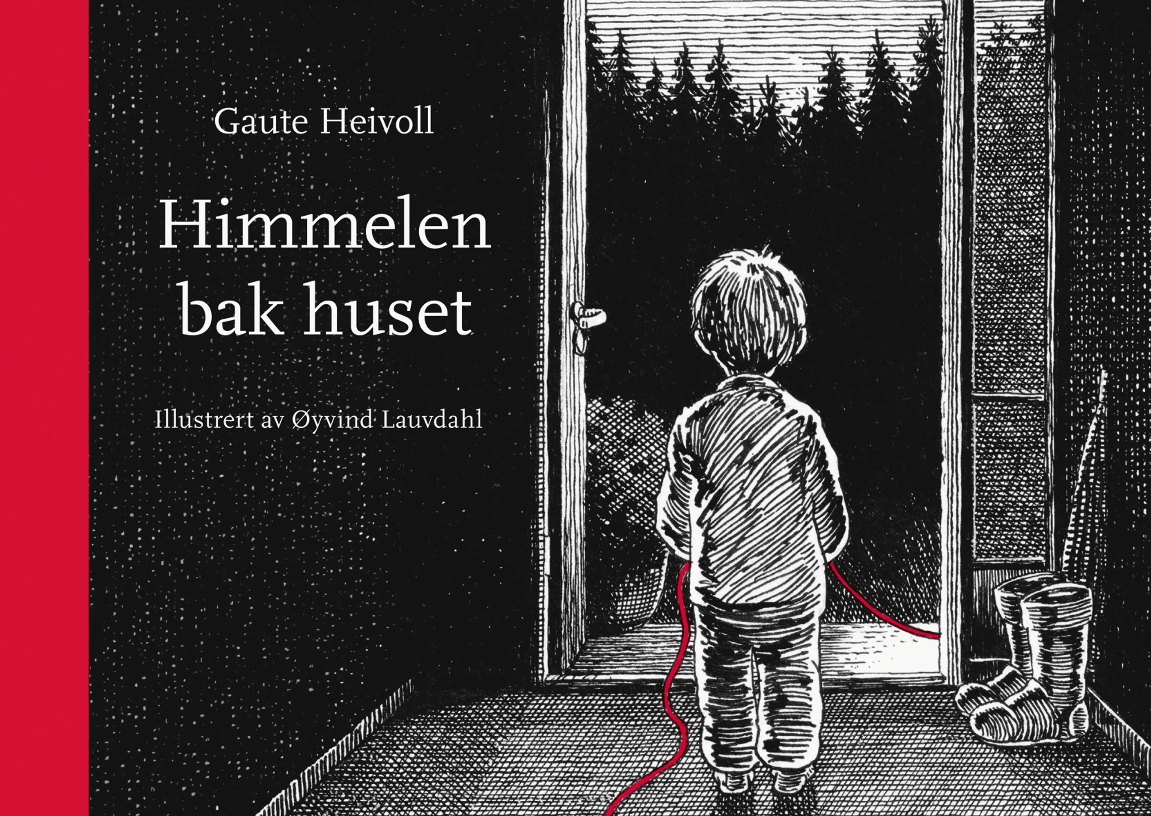 Omslag Himmelen bak huset av Gaute Heivoll (Innbundet)