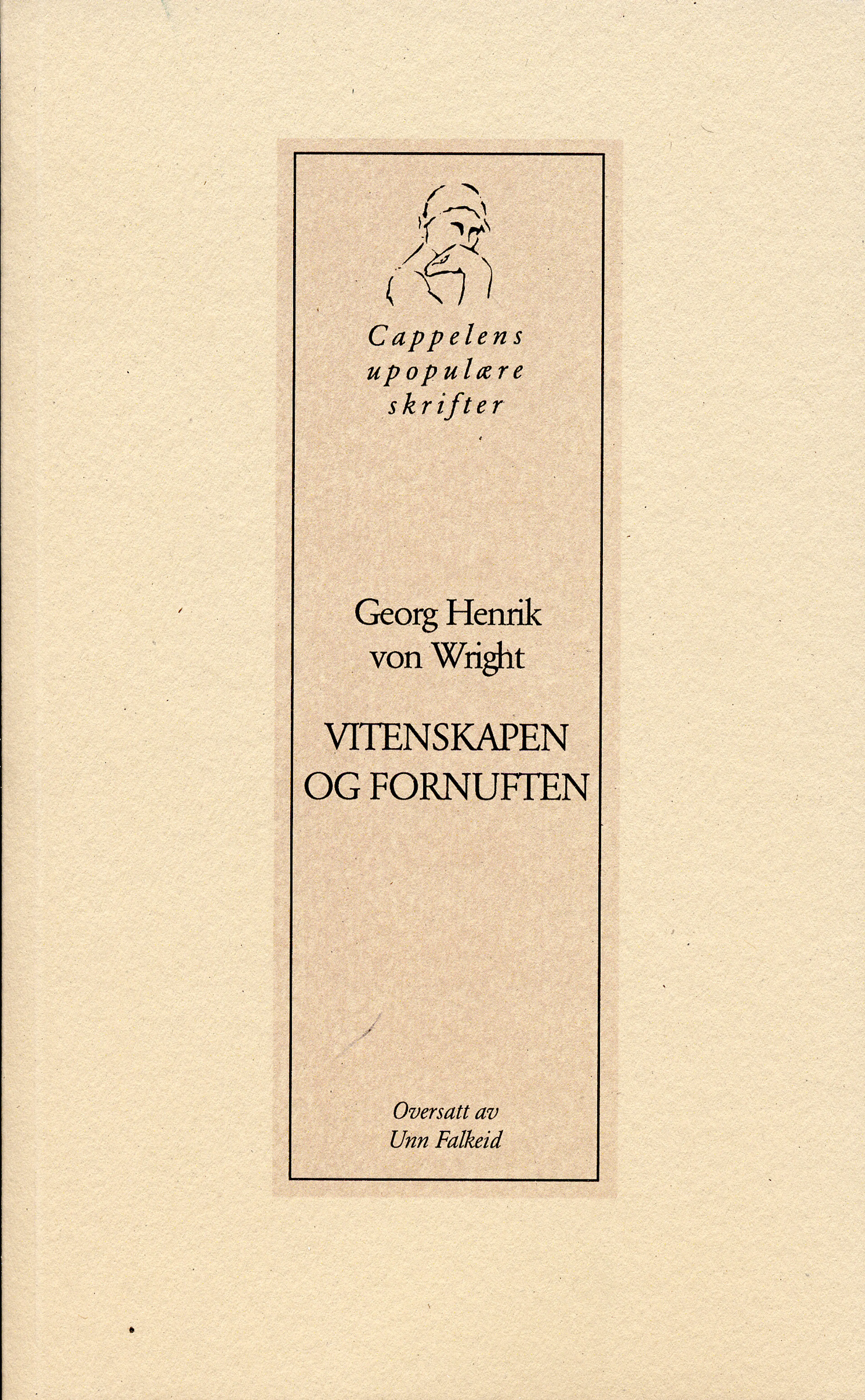 Omslag Vitenskapen og fornuften av Georg Henrik von Wright (Heftet)
