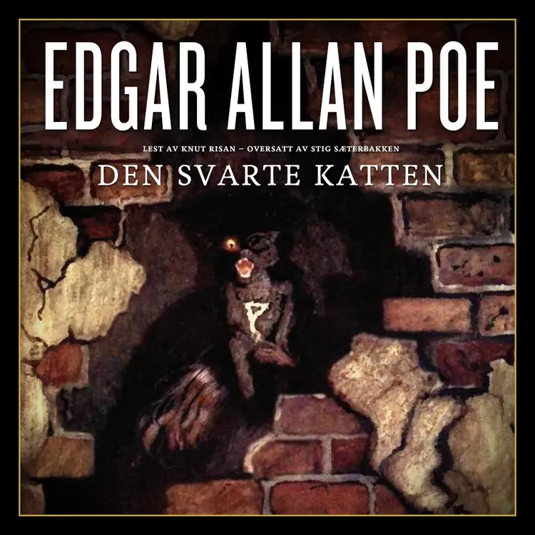 Omslag Den svarte katten av Edgar Allan Poe (Lydbok)