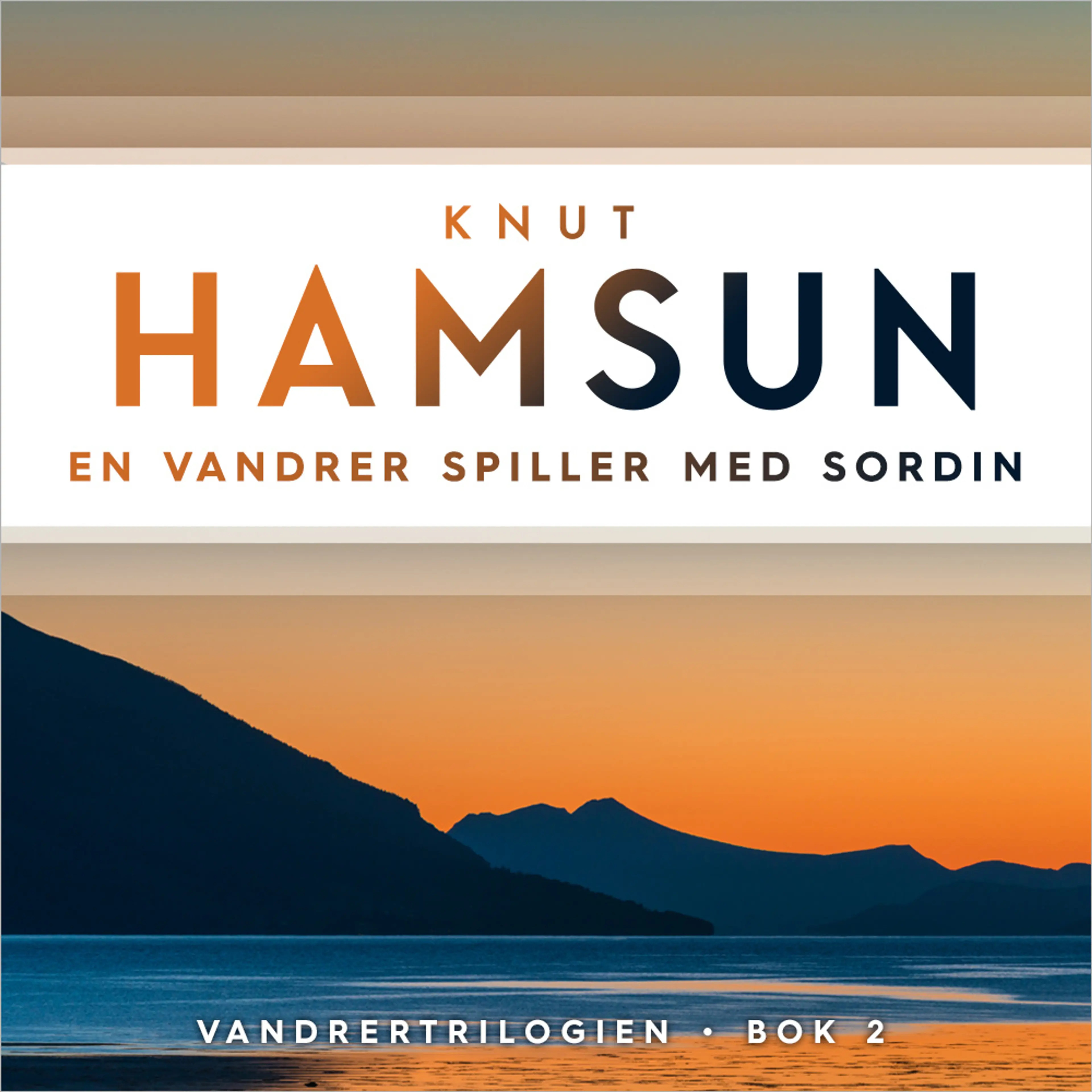 Omslag En vandrer spiller med sordin av Knut Hamsun (Lydbok)