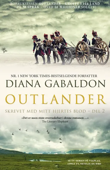 Omslag Skrevet med mitt hjertes blod – del 2 av Diana Gabaldon (Heftet)