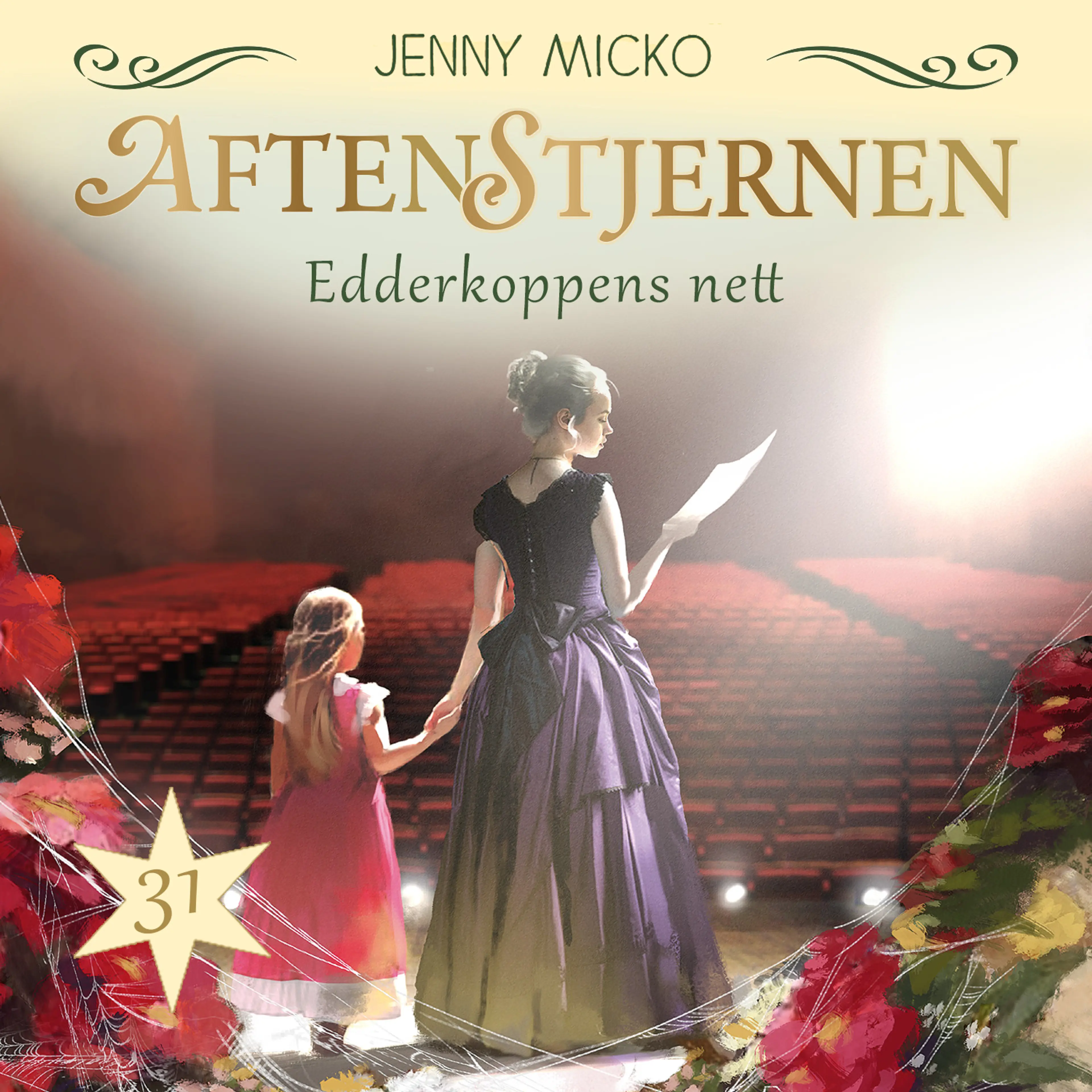 Omslag Edderkoppens nett av Jenny Micko (Lydbok)