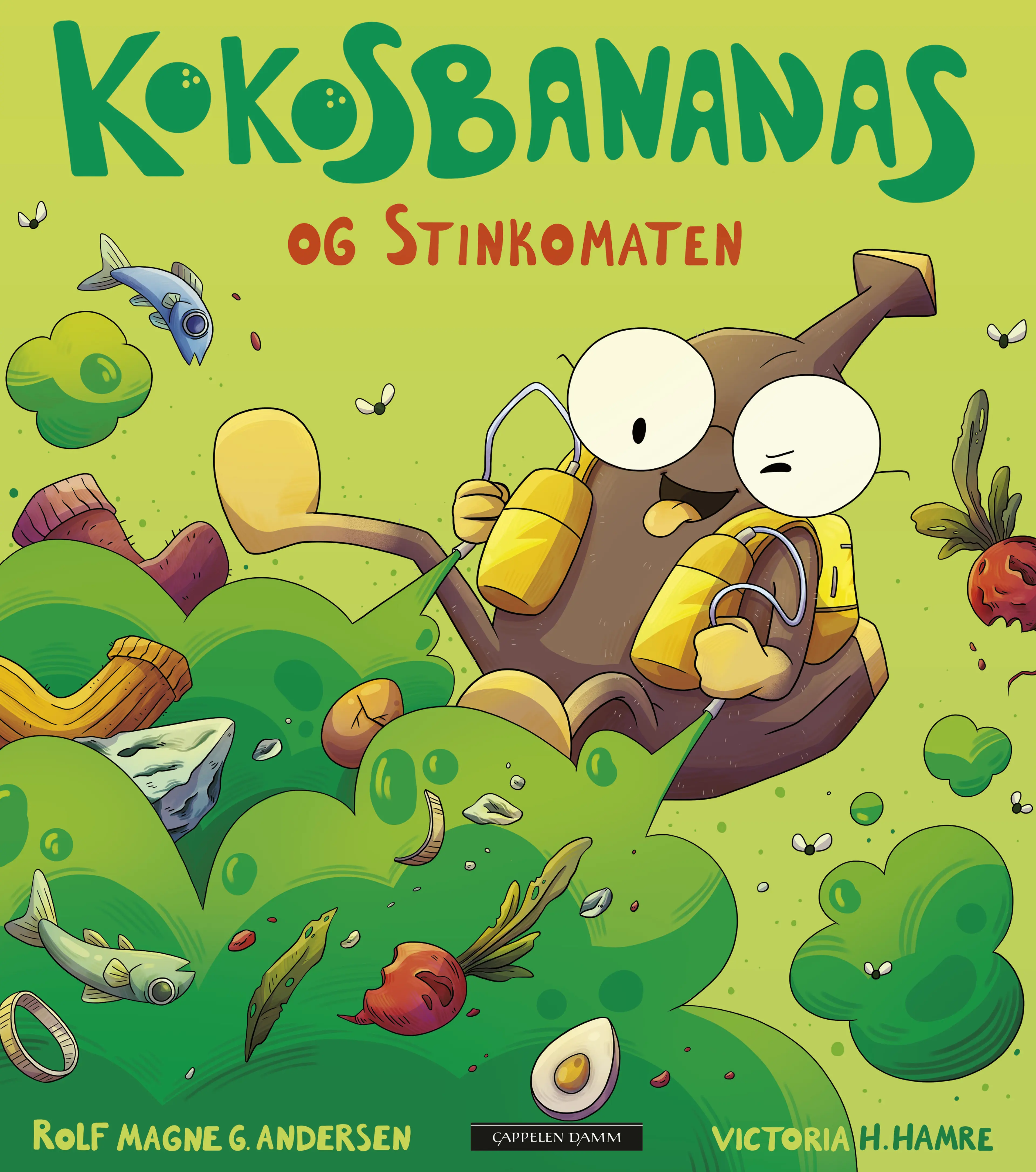Omslag Kokosbananas og stinkomaten av Rolf Magne G. Andersen (Innbundet)