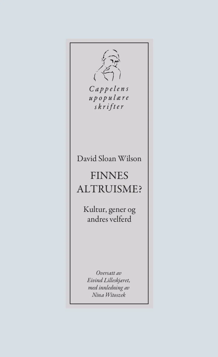 Omslag Finnes altruisme? av David Sloan Wilson (Heftet)