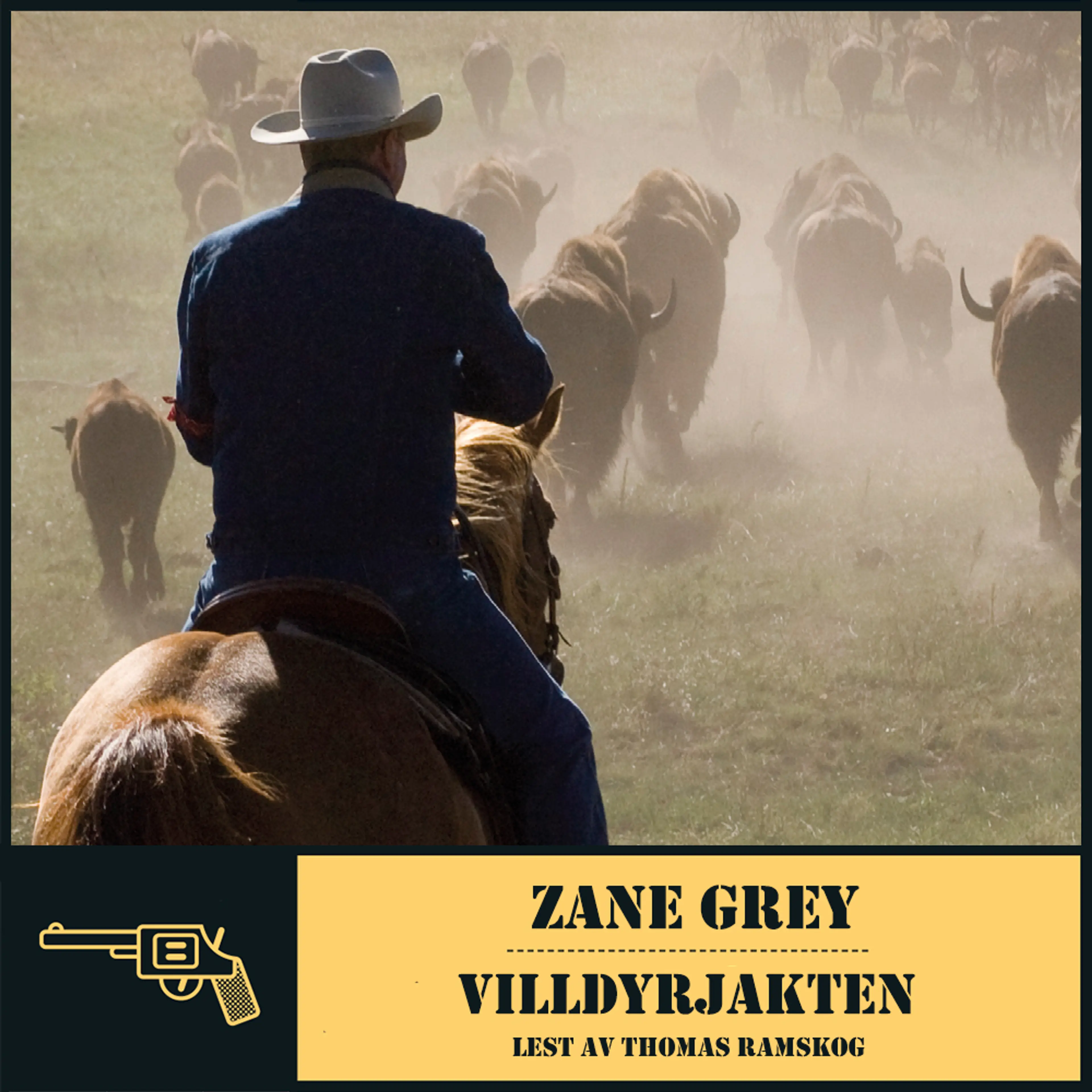 Omslag Villdyrjakten av Zane Grey (Lydbok)