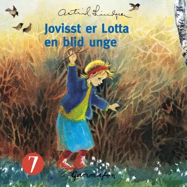 Omslag Jo visst er Lotta en blid unge av Astrid Lindgren (Lydbok)