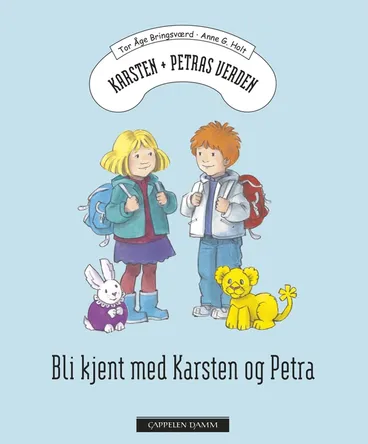 Omslag Bli kjent med Karsten og Petra av Tor Åge Bringsværd (Innbundet)