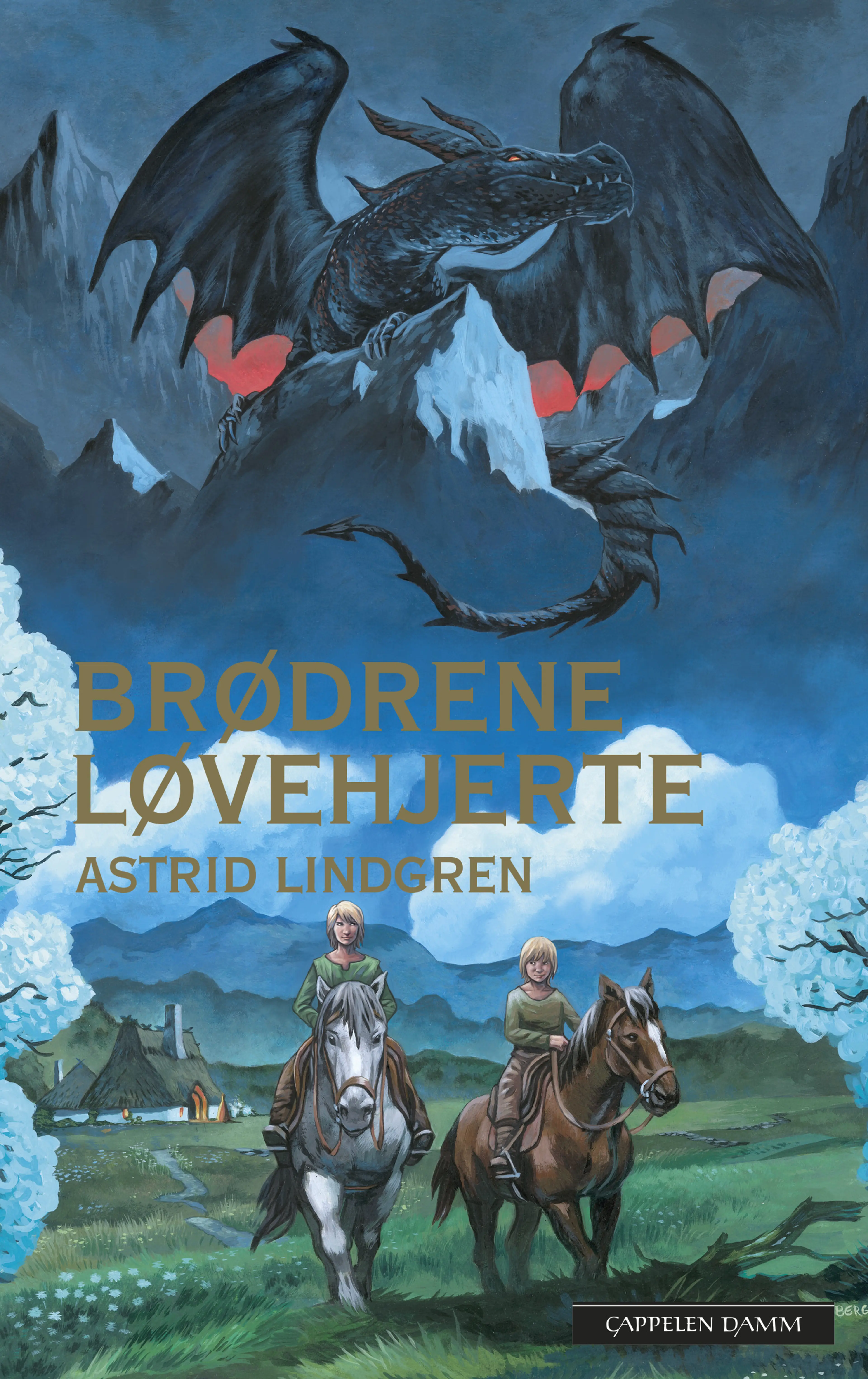 Omslag Brødrene Løvehjerte av Astrid Lindgren (Heftet)