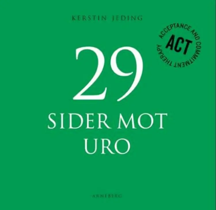 Omslag 29 sider mot uro av Kerstin Jeding (Innbundet)
