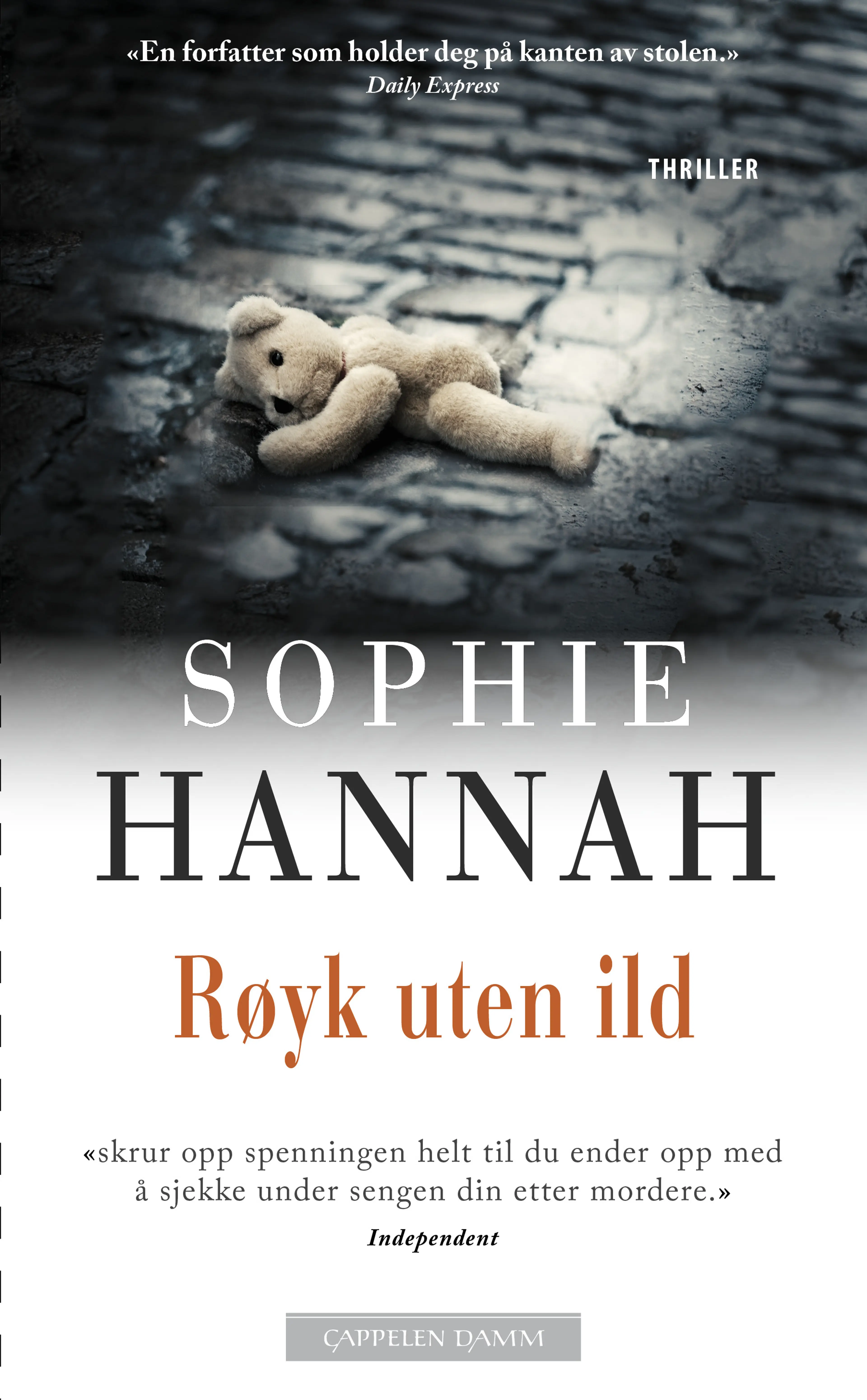 Omslag Røyk uten ild av Sophie Hannah (Heftet)