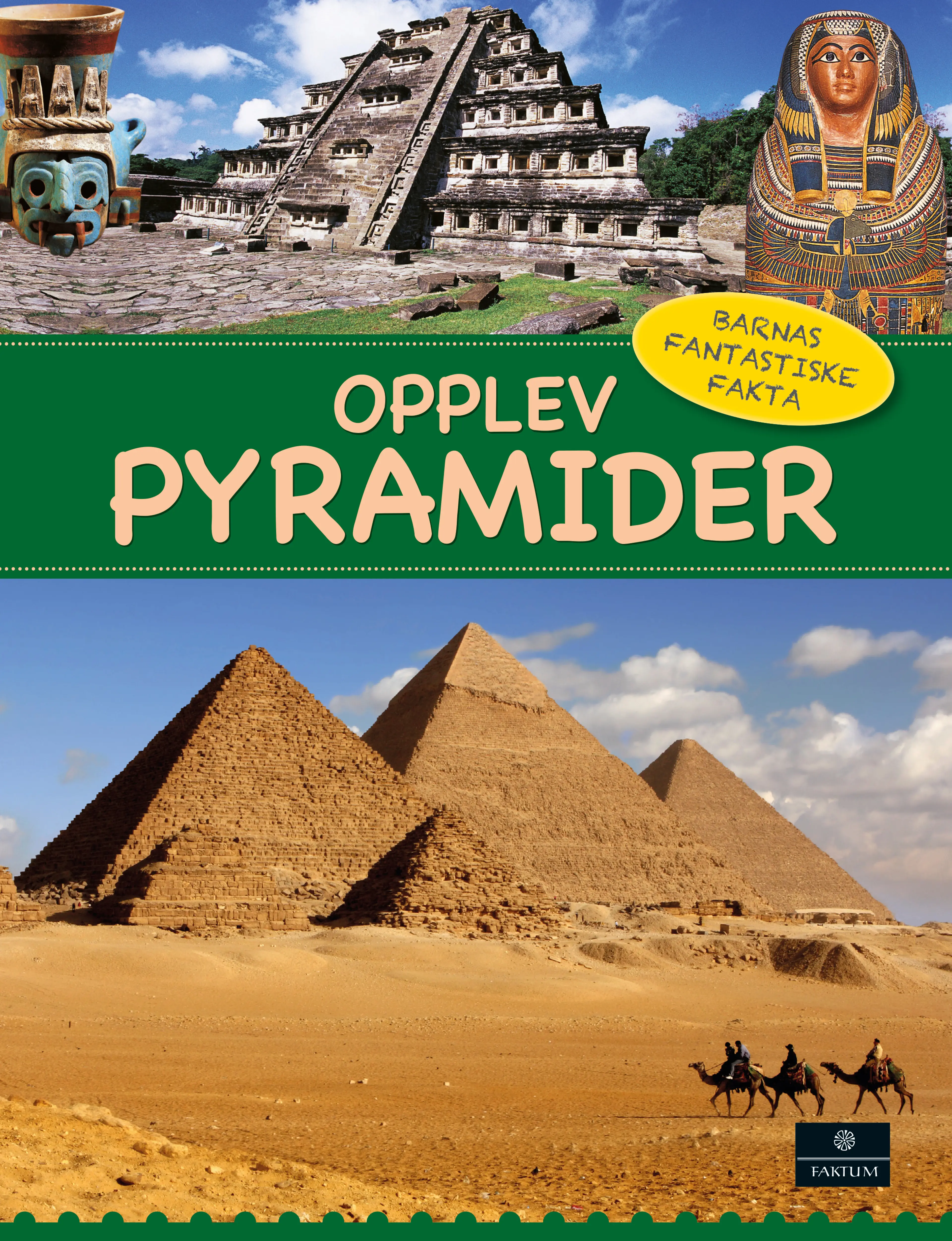 Omslag Opplev pyramider av Caroline Bingham (Innbundet)