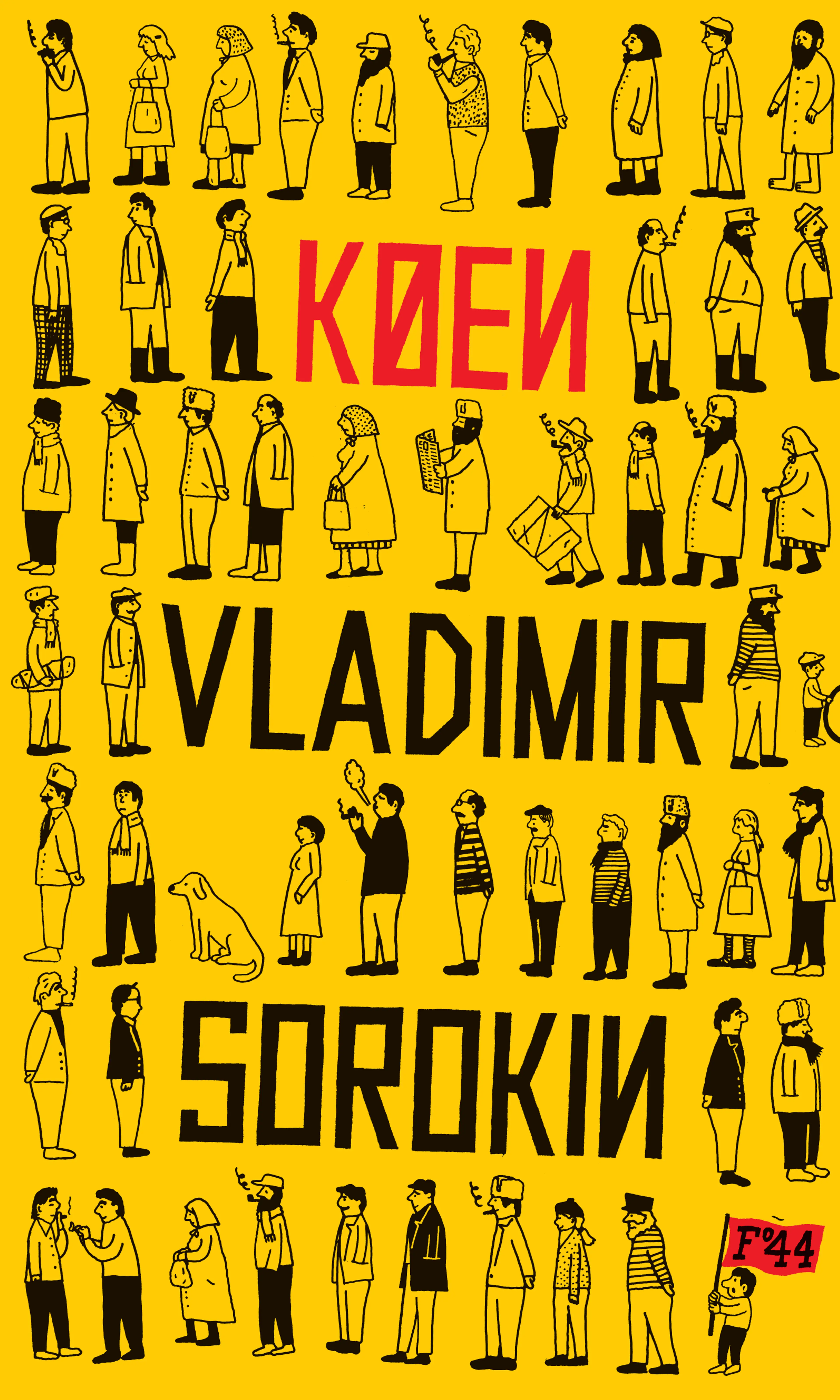Omslag Køen av Vladimir Sorokin (Heftet)