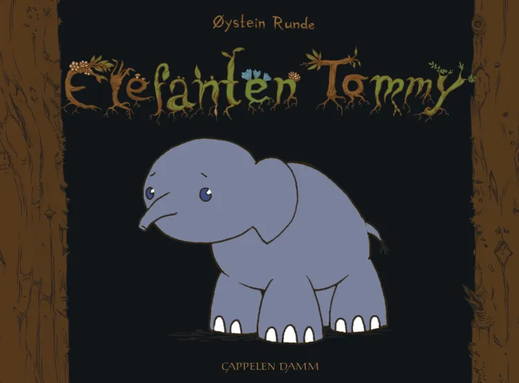 Omslag Elefanten Tommy av Øystein Runde (Innbundet)
