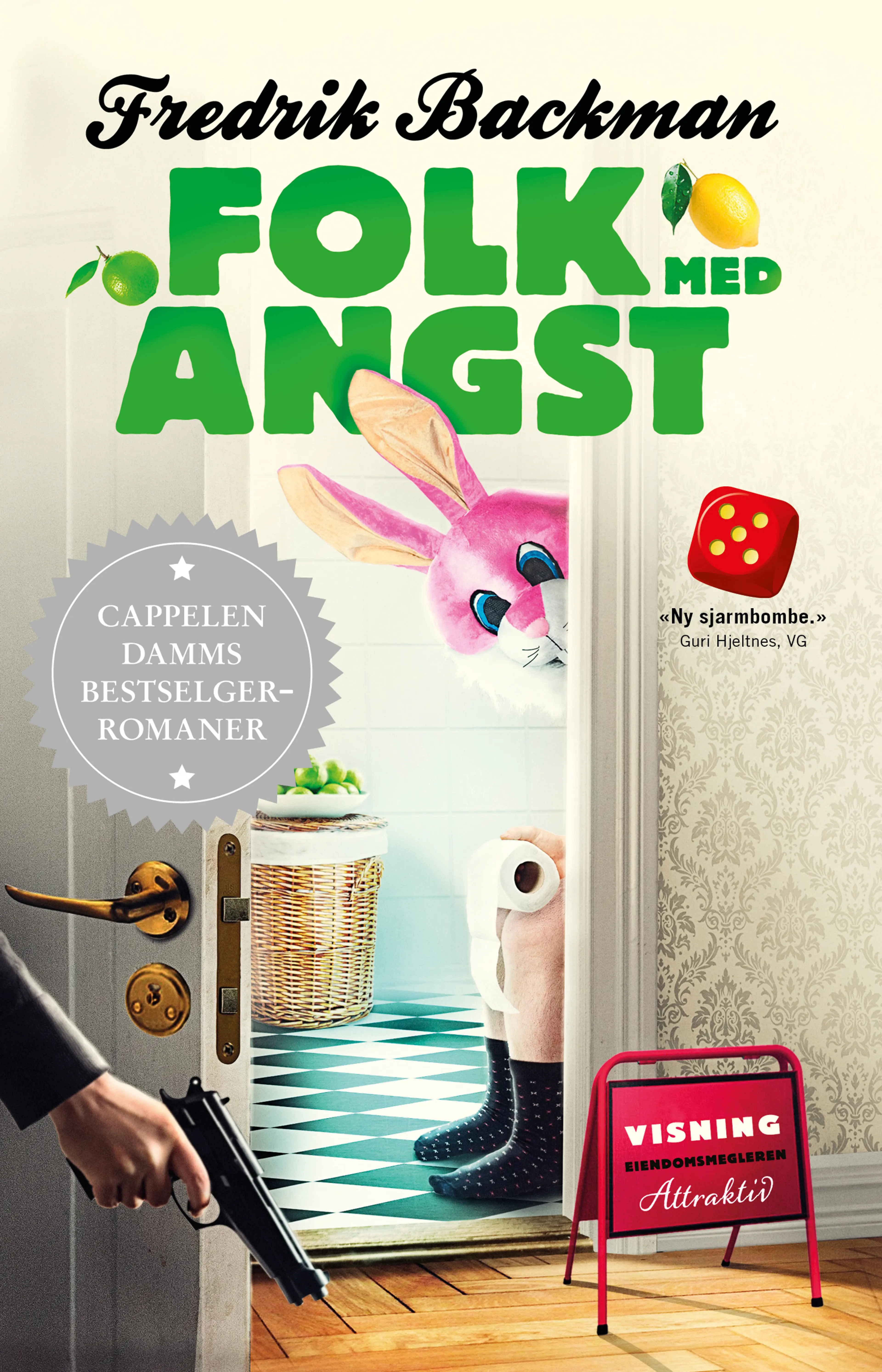 Omslag Folk med angst av Fredrik Backman (Innbundet)