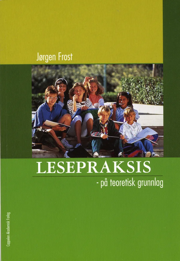 Omslag Lesepraksis av Jørgen Frost (Heftet)