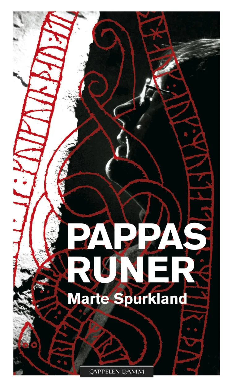 Omslag Pappas runer av Marte Spurkland og Terje Spurkland (Innbundet)