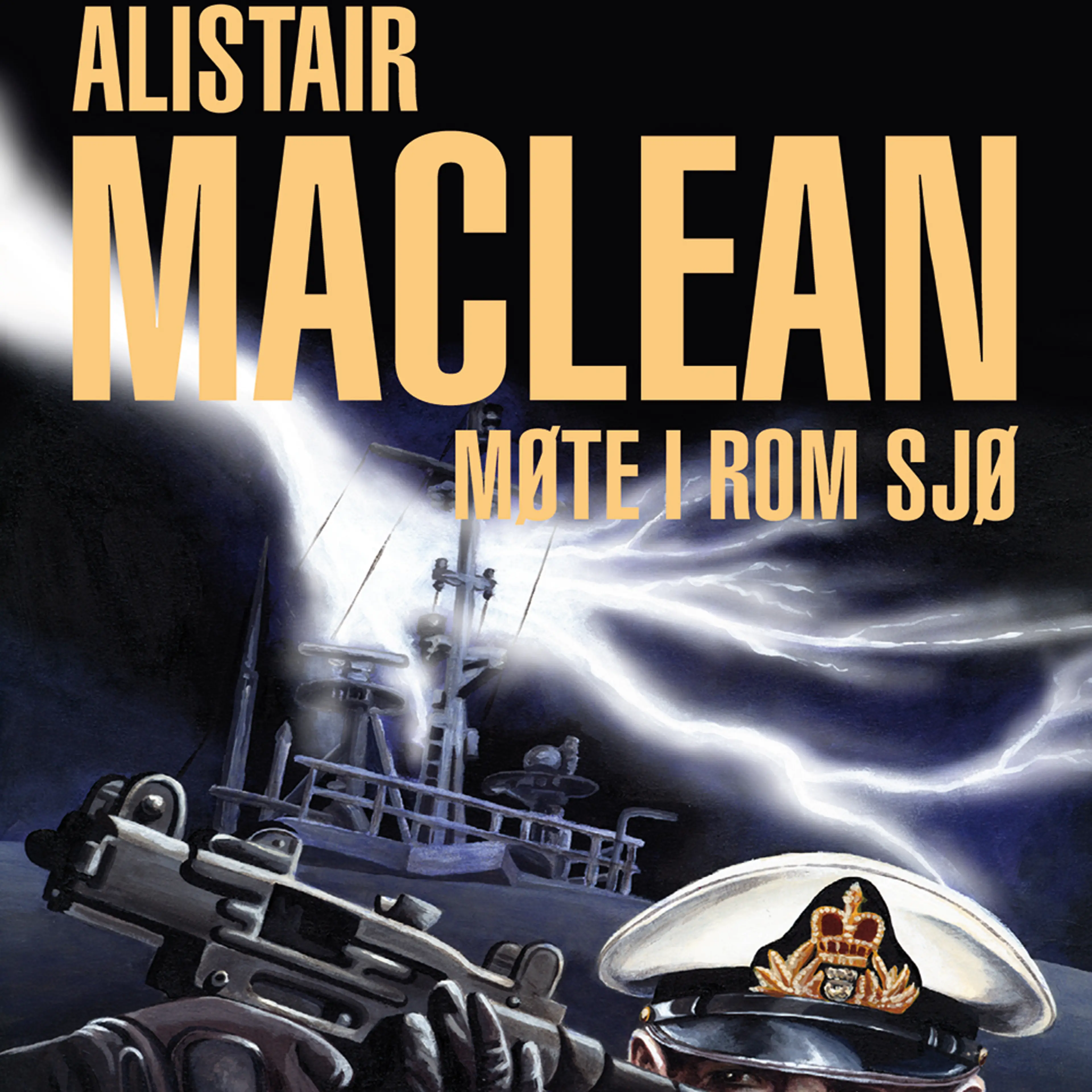 Omslag Møte i rom sjø av Alistair MacLean (Lydbok)