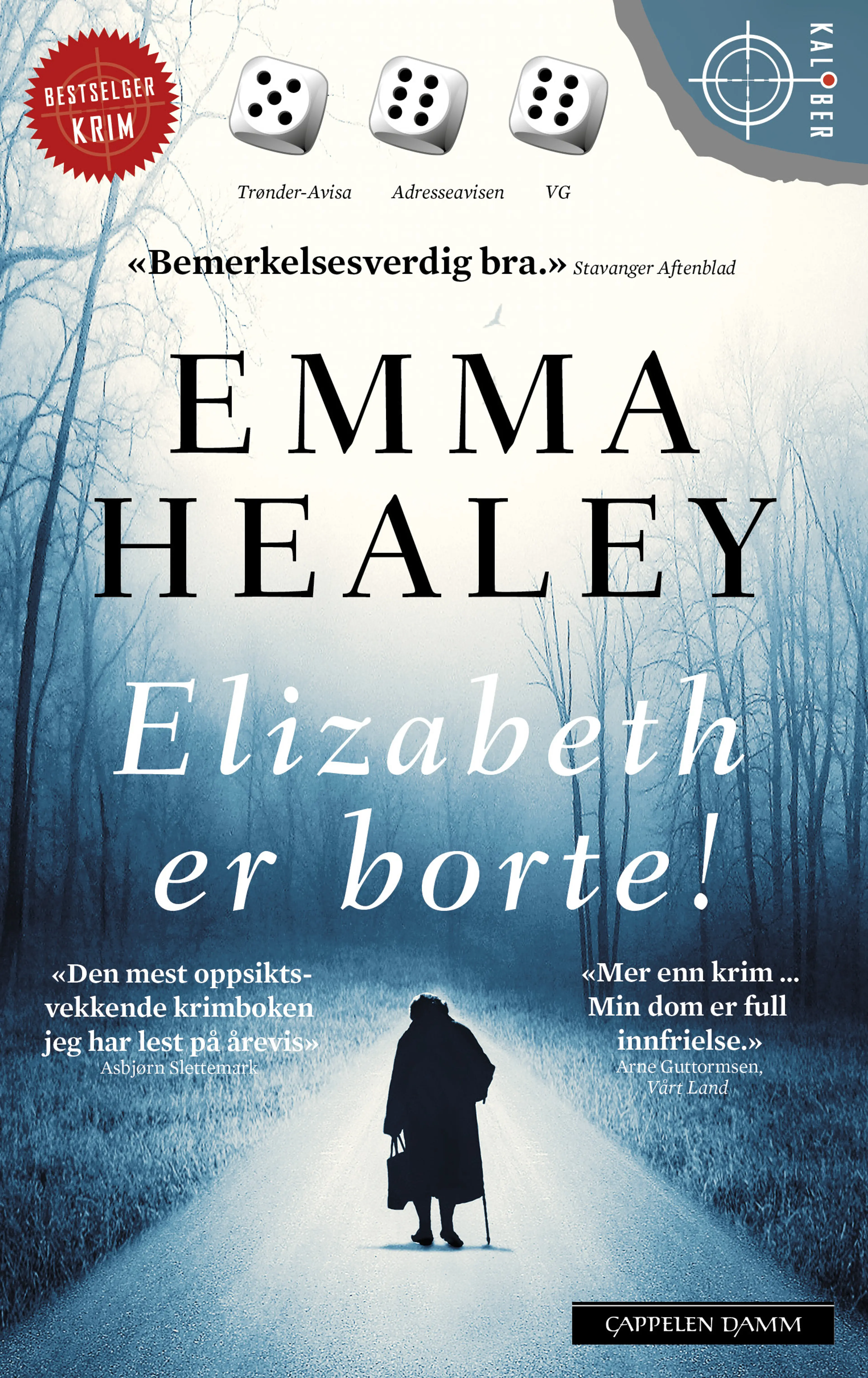 Omslag Elizabeth er borte av Emma Healey (Heftet)