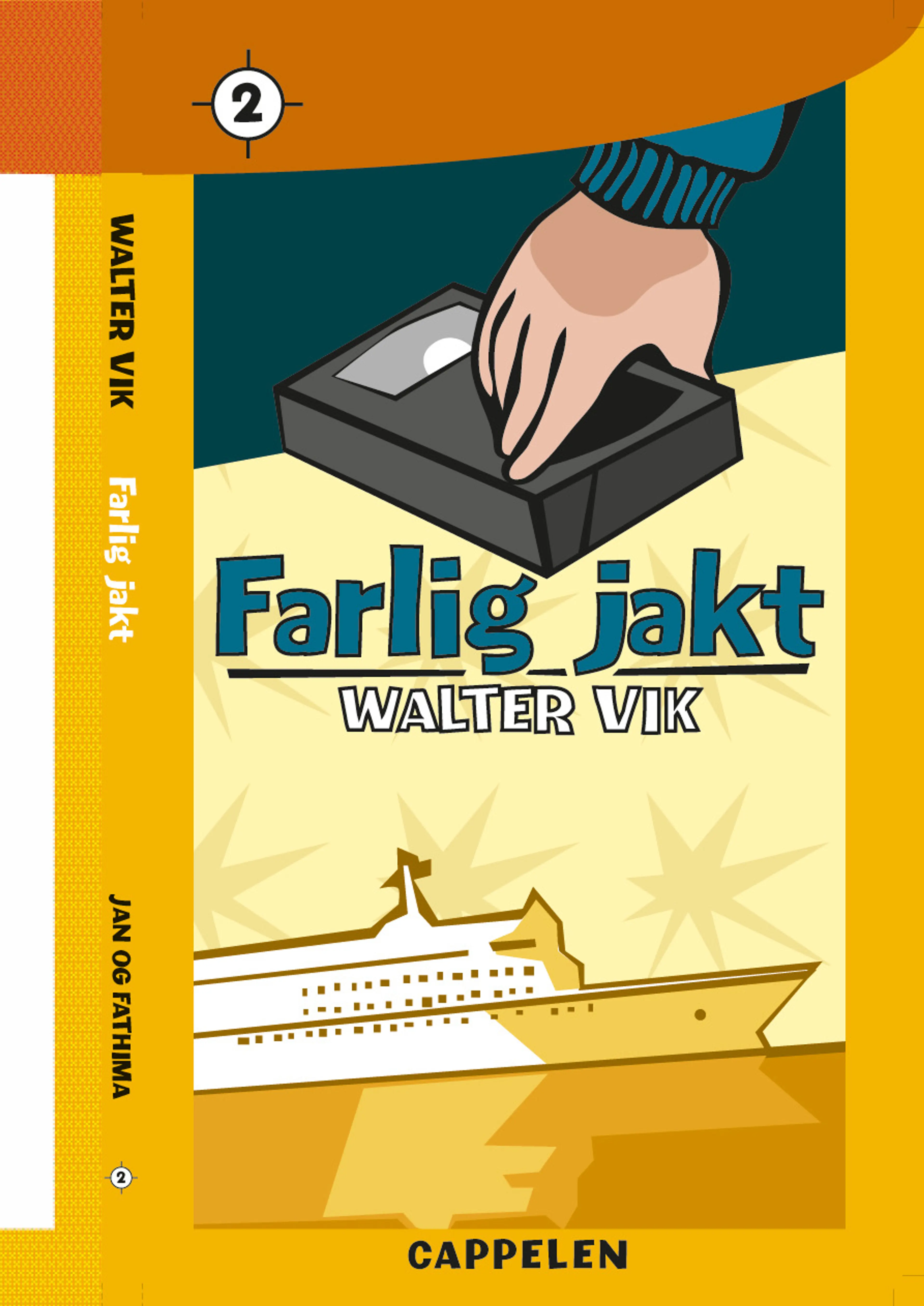Omslag Farlig jakt av Walter Vik (Heftet)