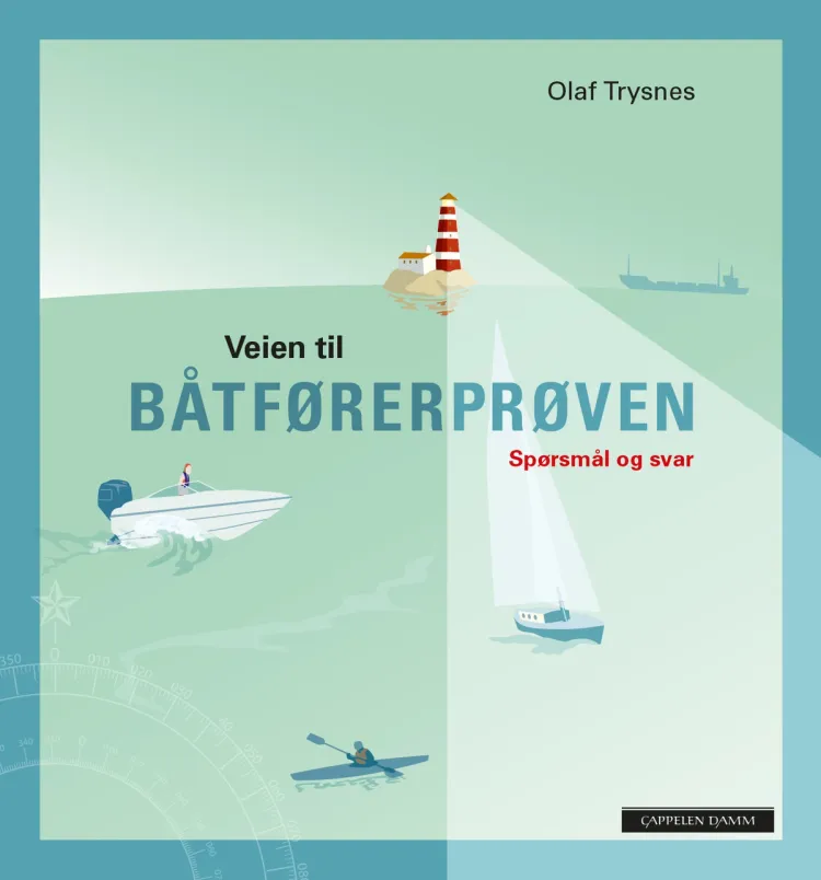 Omslag Veien til båtførerprøven av Olaf Trysnes (Heftet)