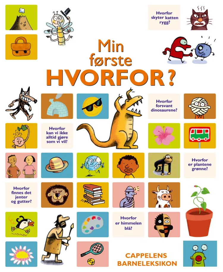 Omslag Min første HVORFOR? (Innbundet)