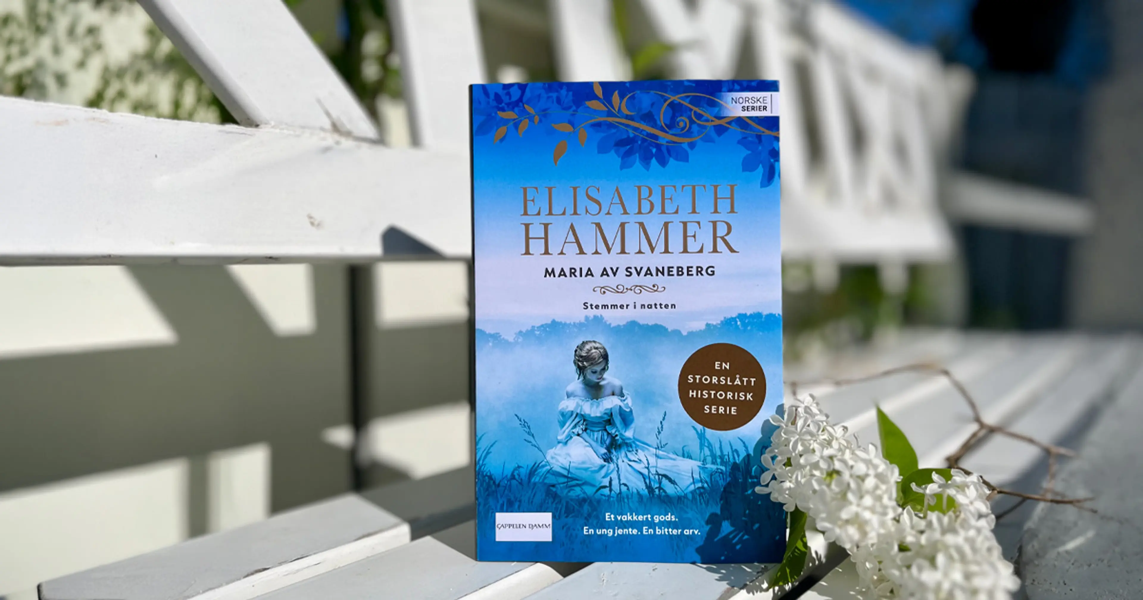 Foto av første bok i serien Maria av Svaneberg
