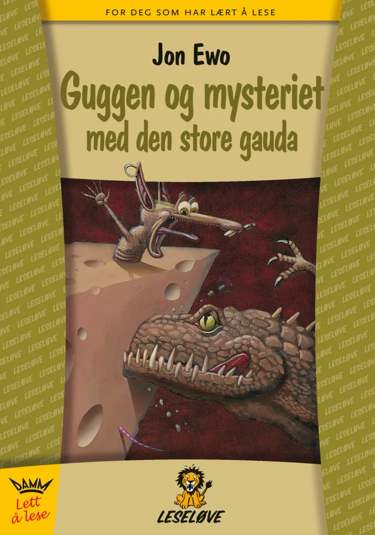 Omslag Leseløve - Guggen og mysteriet med den store gauda av Jon Ewo (Innbundet)