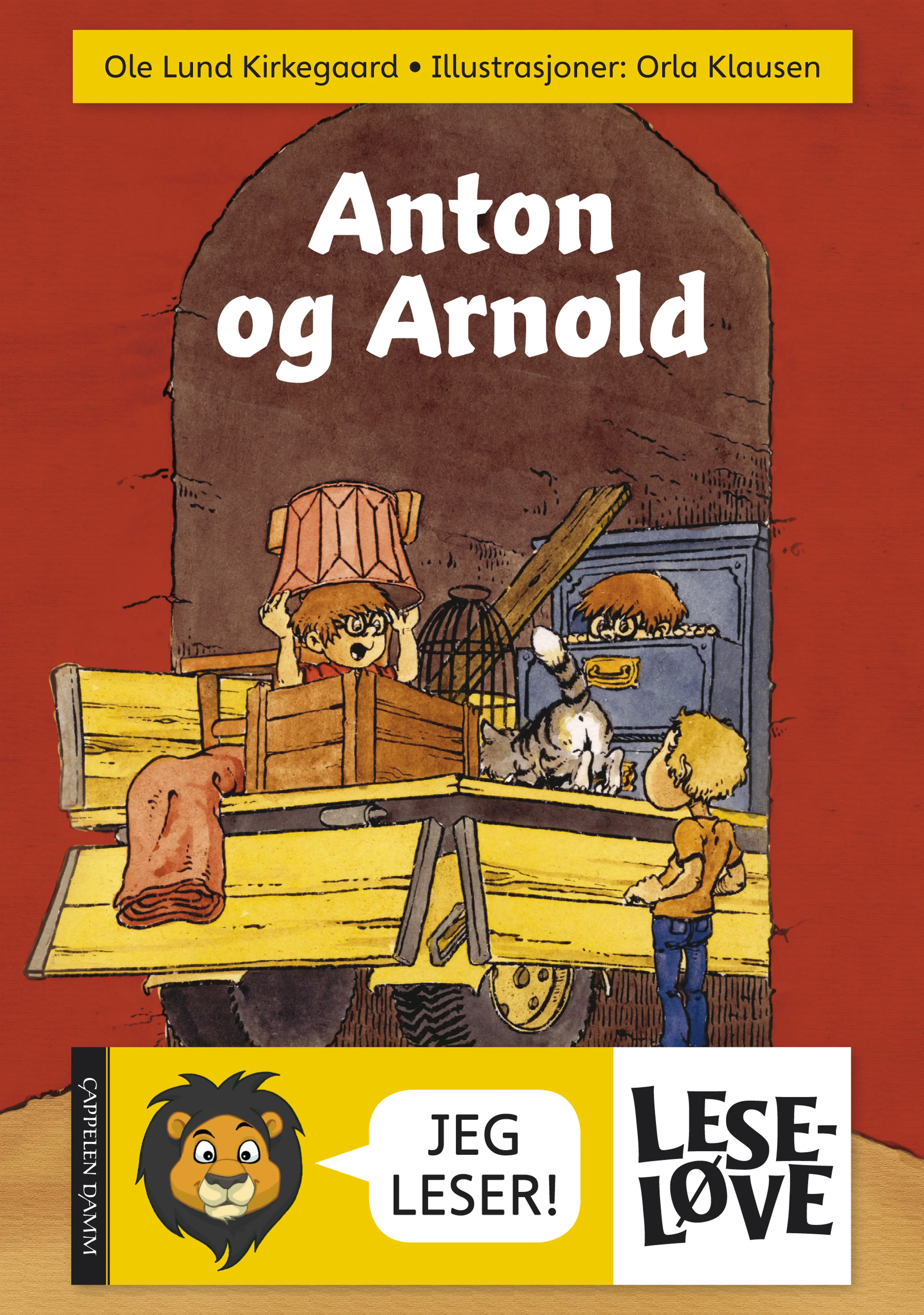 Omslag Leseløve - Anton og Arnold av Ole Lund Kirkegaard (Innbundet)