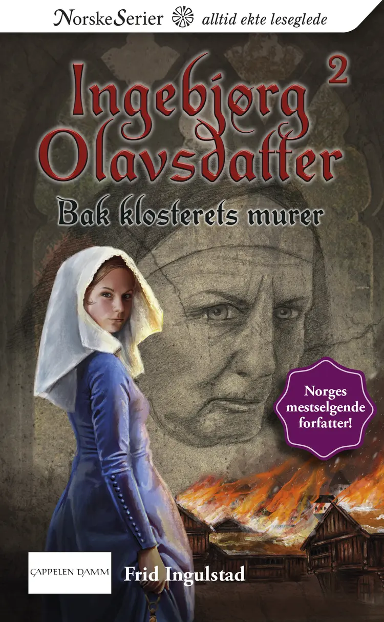 Omslag Bak klosterets murer av Frid Ingulstad (Heftet)
