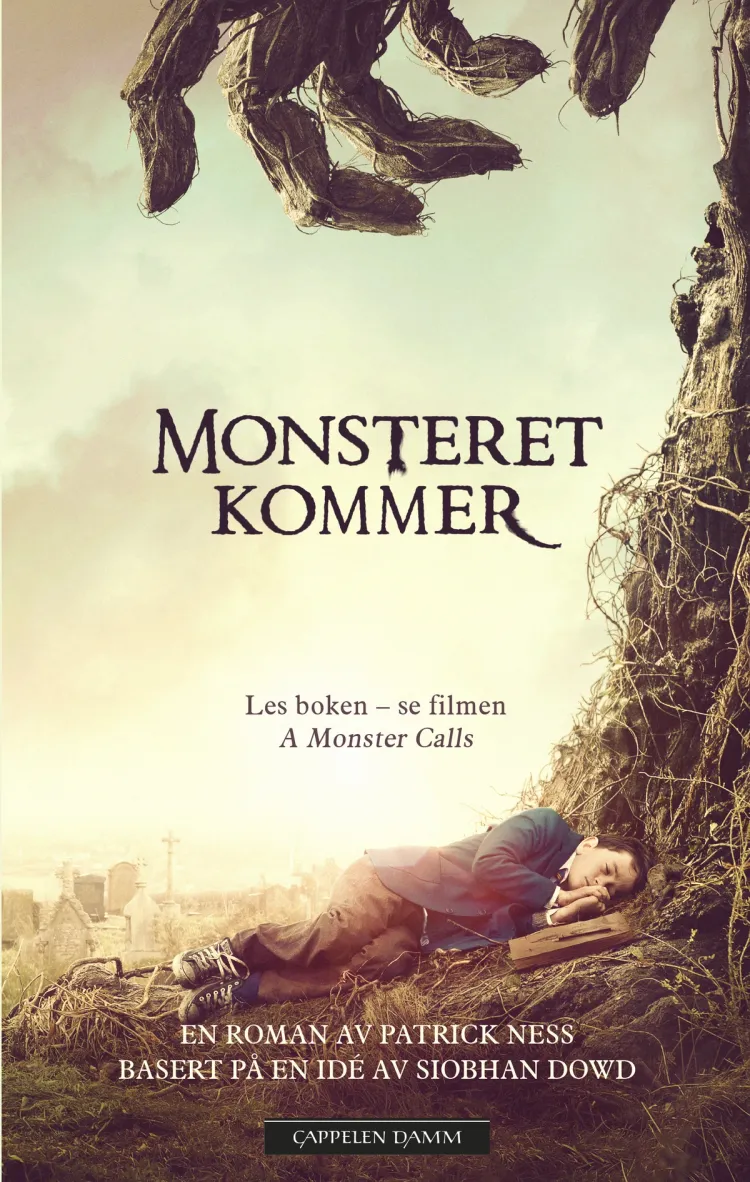 Omslag Monsteret kommer av Patrick Ness (Heftet)