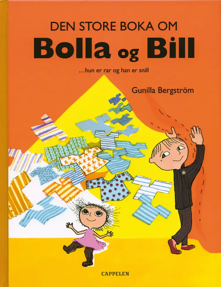 Omslag Den store boka om Bolla og Bill av Gunilla Bergström (Innbundet)