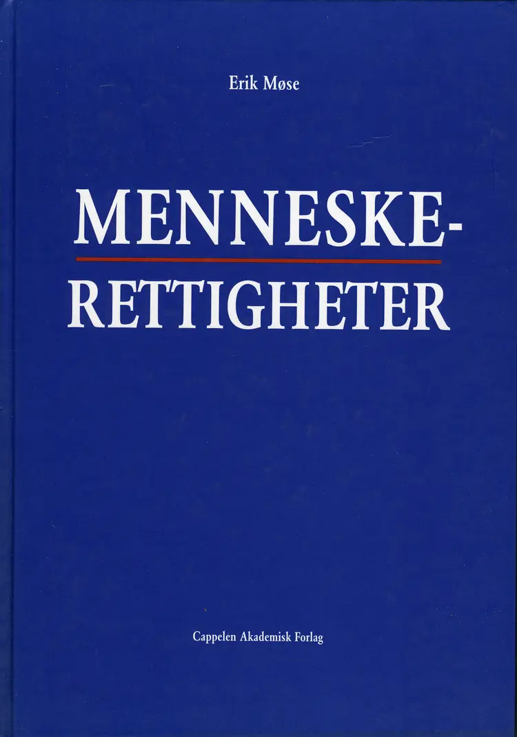 Omslag Menneskerettigheter av Erik Møse (Innbundet)