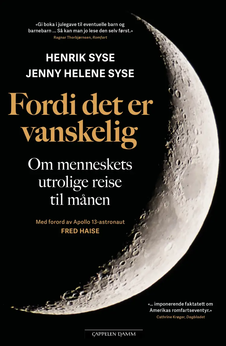 Omslag Fordi det er vanskelig av Henrik Syse og Jenny Helene Syse (Innbundet)