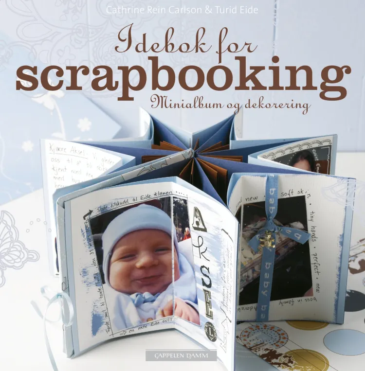 Omslag Idebok for scrapbooking av Turid Eide (Innbundet)
