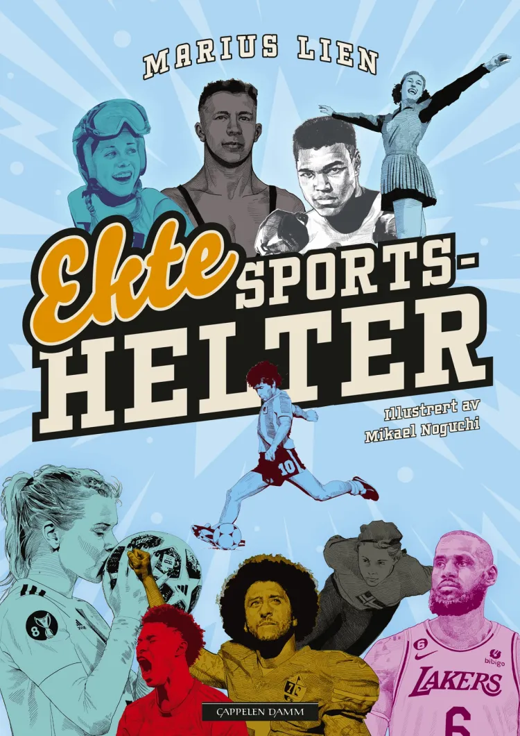 Omslag Ekte sportshelter av Marius Lien (Innbundet)