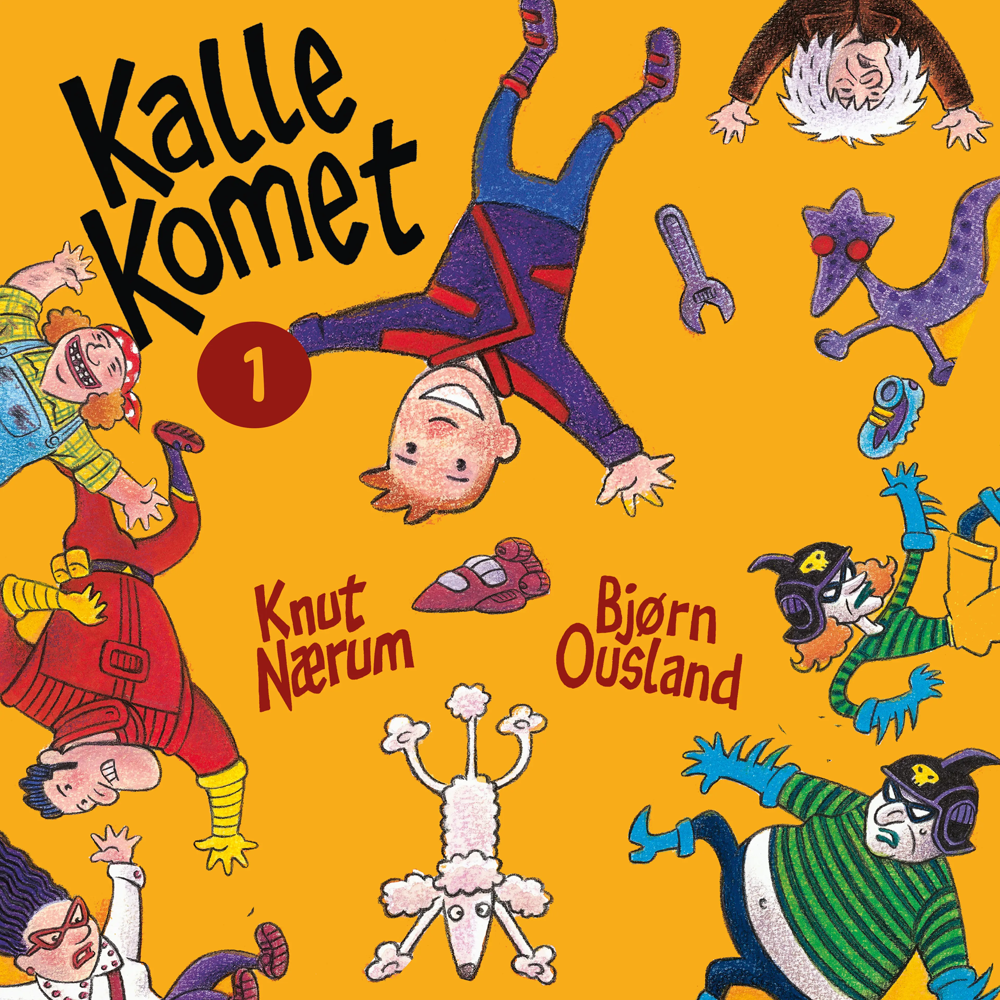 Omslag Kalle Komet av Knut Nærum (Lydbok)