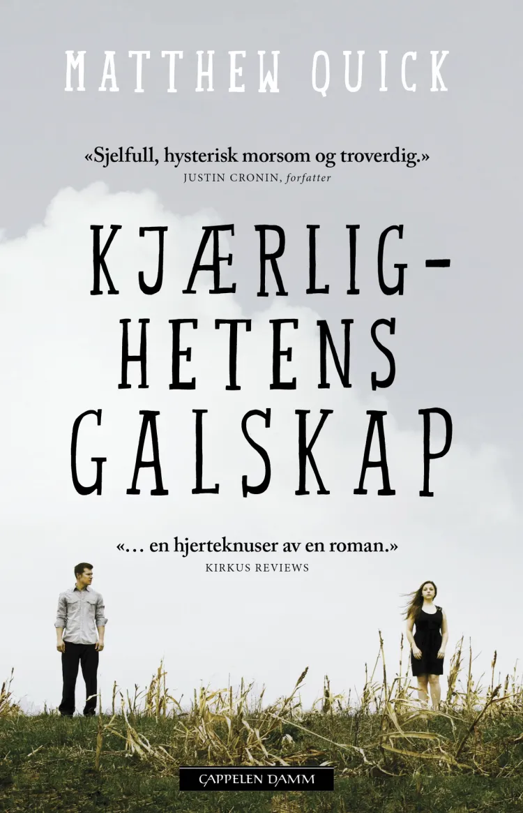 Omslag Kjærlighetens galskap av Matthew Quick (Heftet)